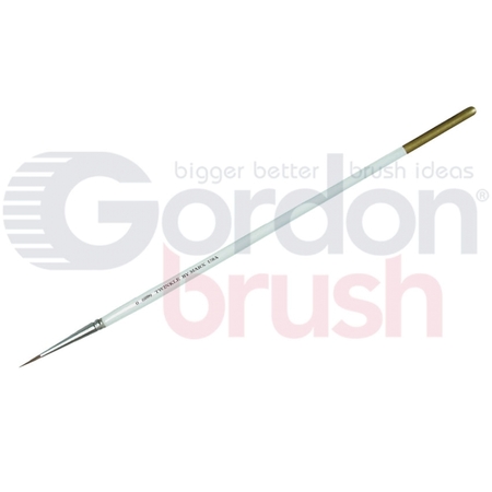 GORDON BRUSH Size 8/0 Twinkle Pure Red Sable Fine Detail Round Brushes 6999-00800